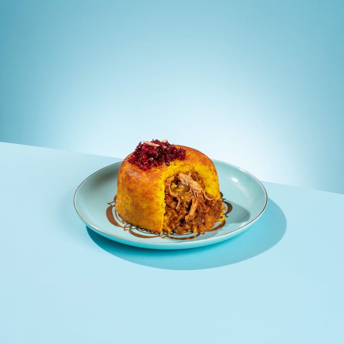 Bademjan Morgh Tahchin