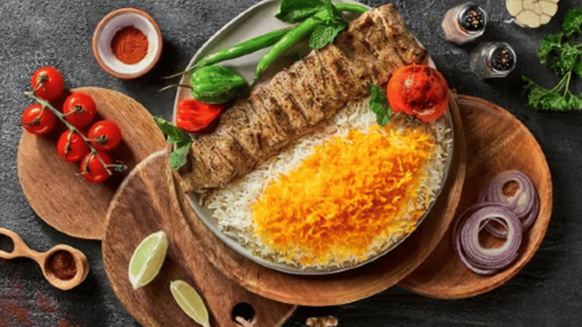 Beef Tenderloin Kebab Combo/ کباب برگ