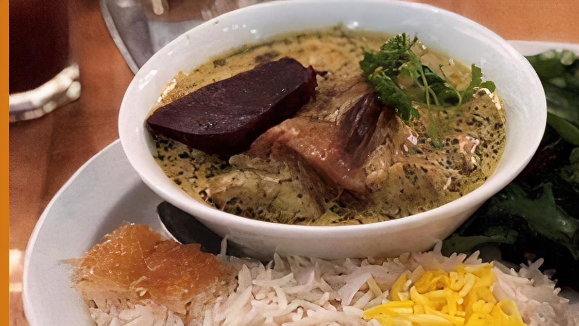 Boz Qormeh + Saffron Basmati Rice