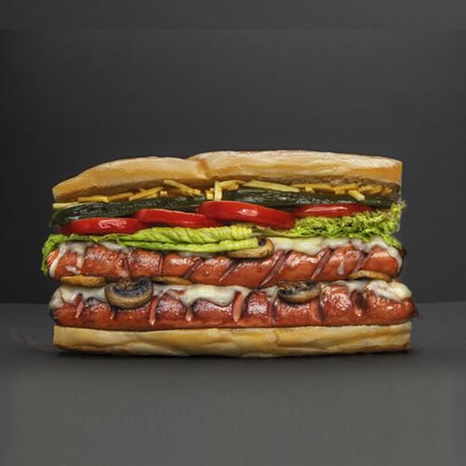 Cheese Sausage Sandwich