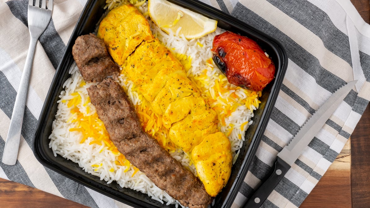 Chicken and Beef Kebab (Vaziri)