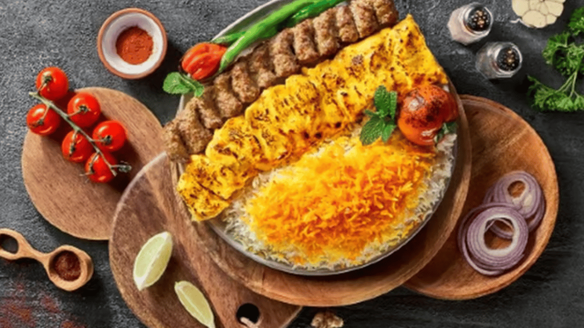 Chicken Breast & Ground Beef Kebab Combo / کباب وزیری (سینه)