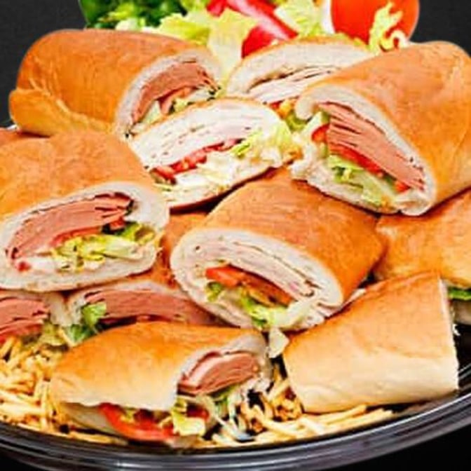 Cold Sandwich Haida Party Platter & 7 Soft Drinks