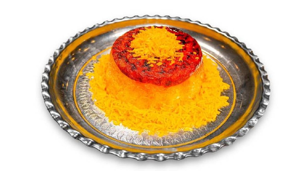 Crunchy Baked Saffron Rice