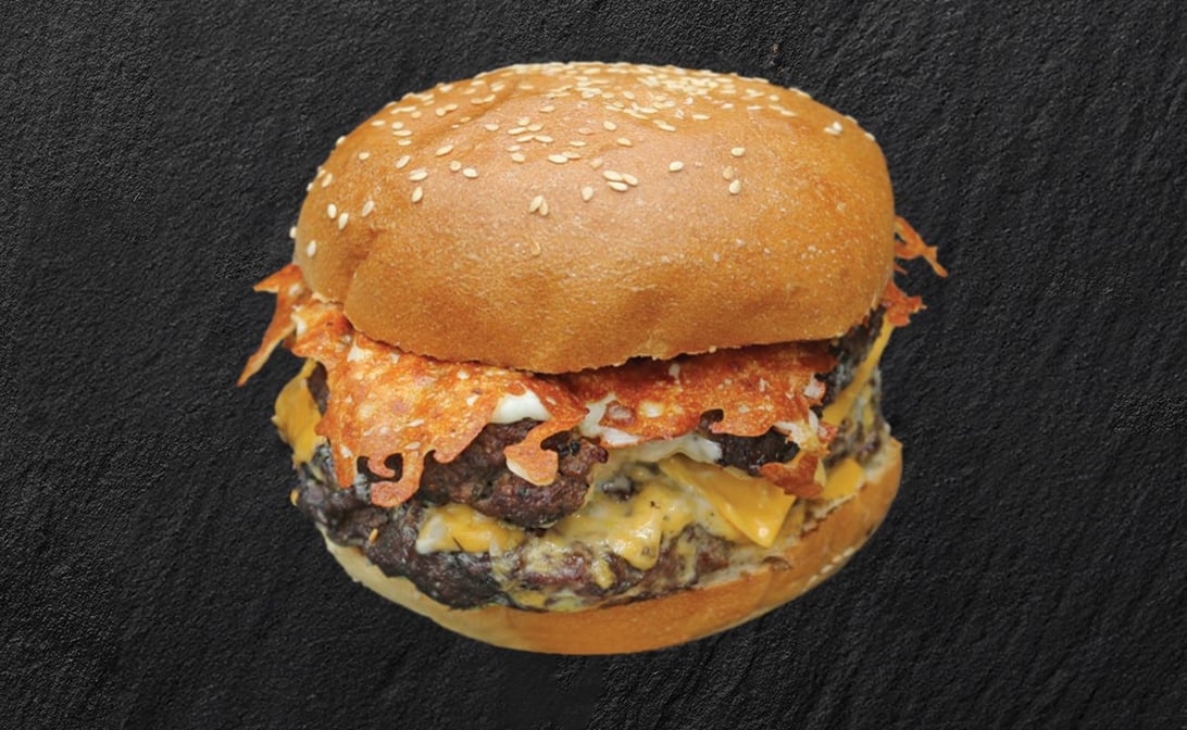 چیزبرگر دو قلوی پنیری