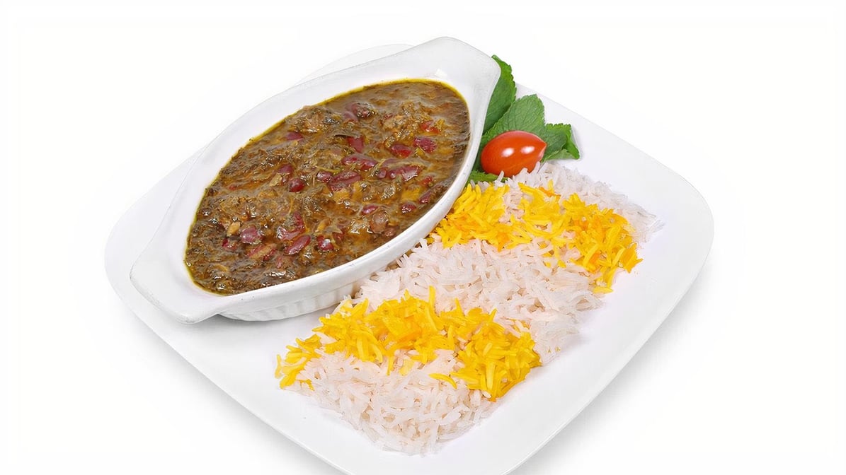 Green Herbs Veal Stew (Ghormeh Sabzi) (SR)