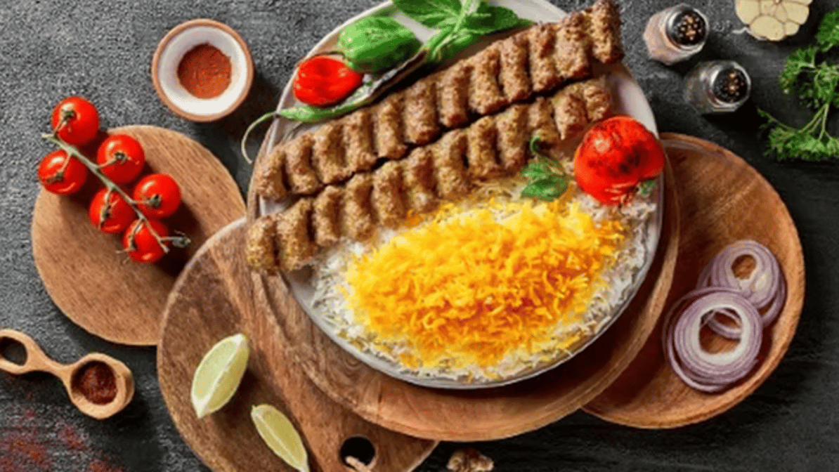 Ground Beef Kebab combo (2 Pcs) / کباب کوبیده