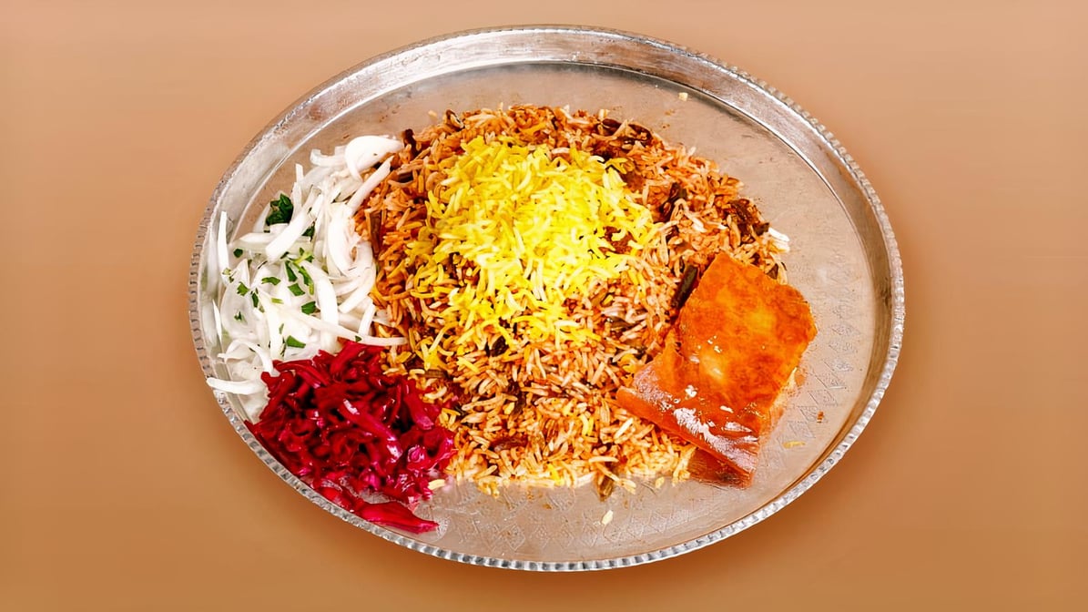 Loubia Polo(لوبیاپلو) (served with Soup or Pop)