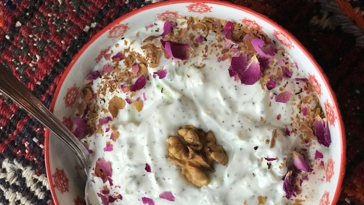 Maast o Khiar + Barbary Flatbread