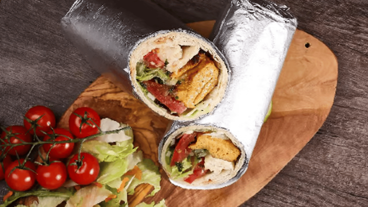 Marinated Chicken Leg Wrap Combo / رپ جوجه (ران)