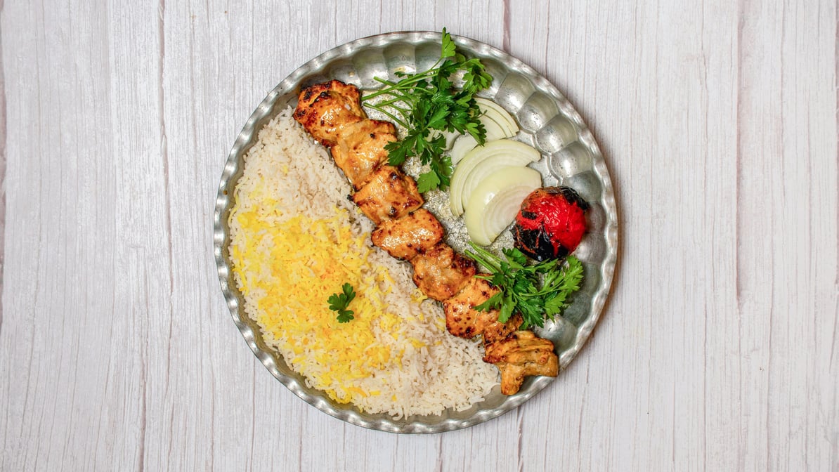 One Skewer of Chicken Leg Kebab