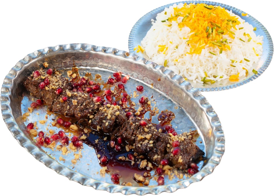 Pomegranate-walnut Chicken Joojeh