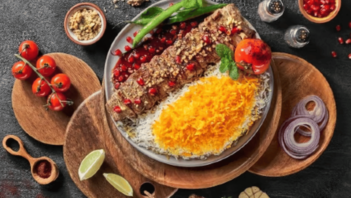 Pomegranate & Walnut Veal Tenderloin Kebab combo / کباب ترش