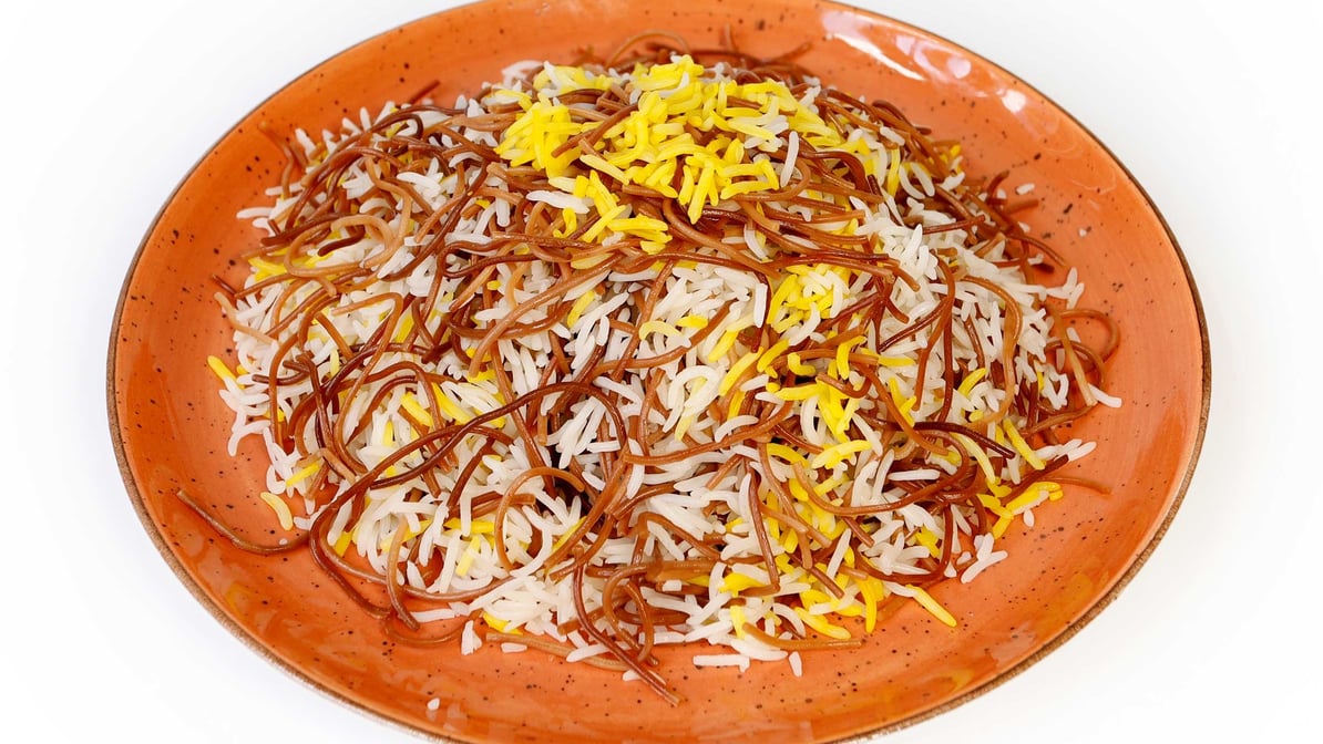 Reshteh Polo (Noodle rice)