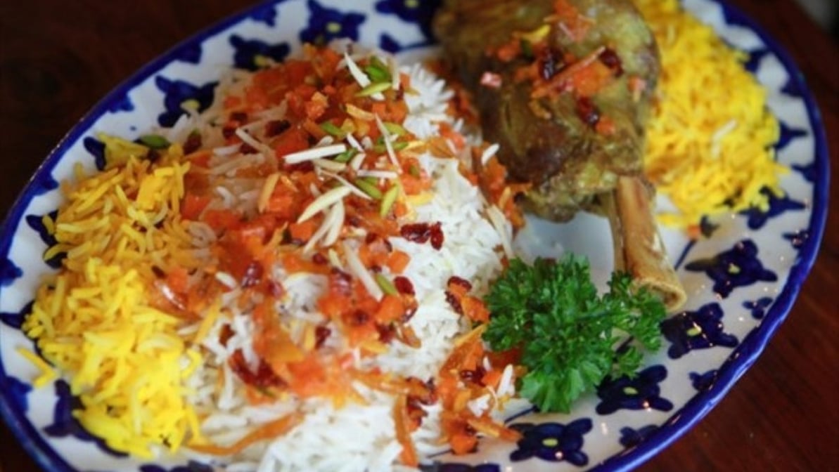Shirin Polo + Braised Lamb Shank