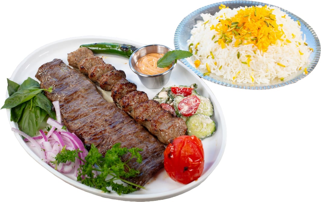 Soltani Kebab Plate