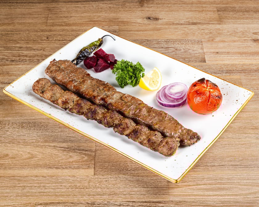 Soltani kebab without rice served with soup &pop / کباب سلطانی بدون برنج
