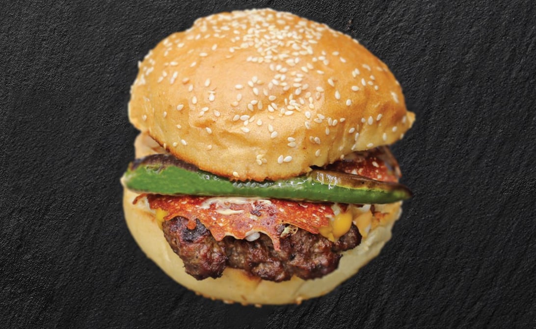 برگر پنیر تند