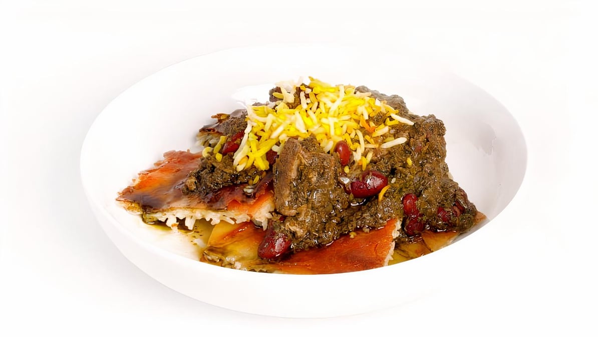 Tahdig Ghormeh(ته دیگ قورمه)