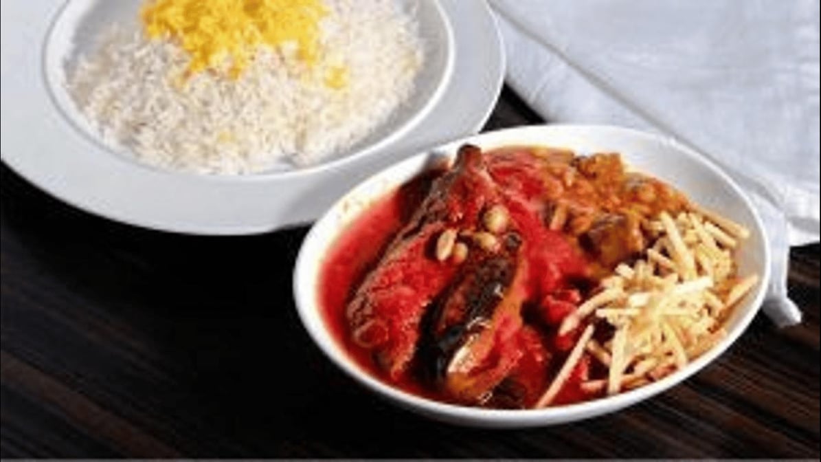 Vegetarian Gheymeh Bademjan