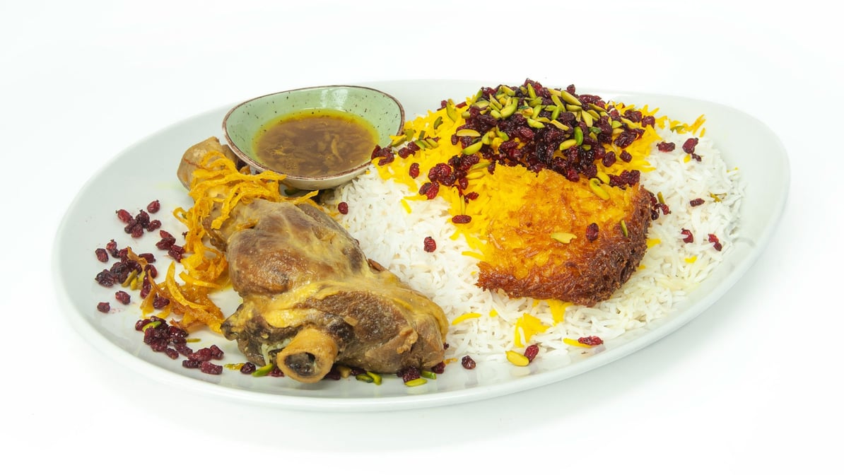 Zereshk Polo whit Lamb Shank