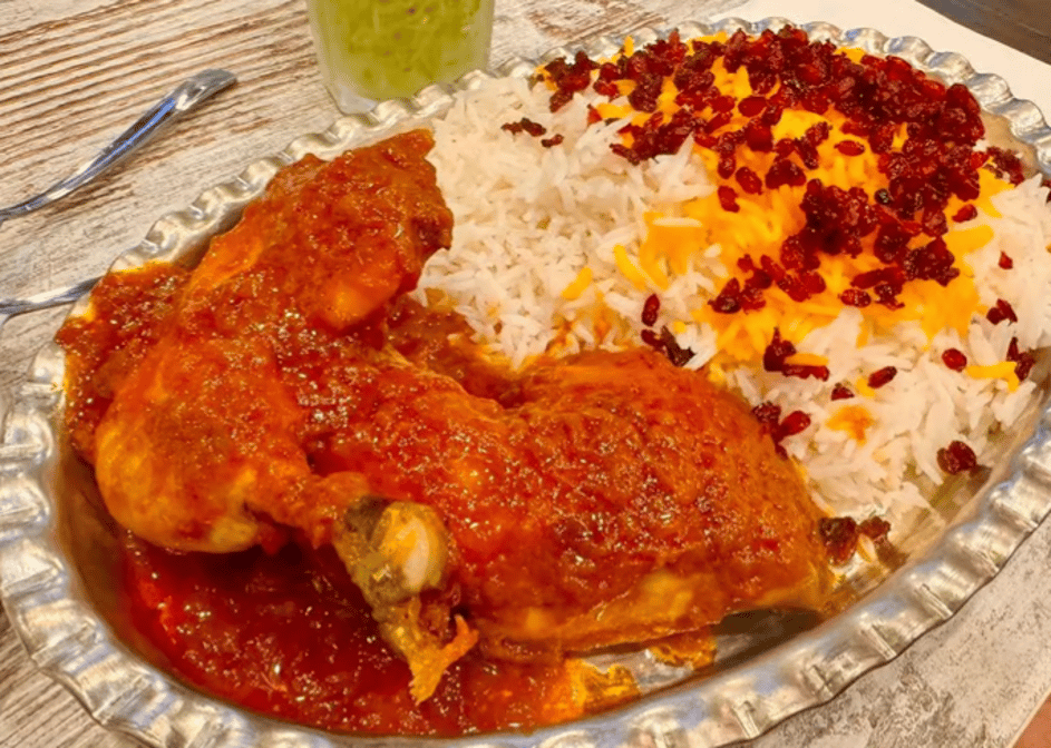 Zereshk Polo with Chicken